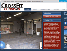 Tablet Screenshot of crossfitgunnison.com